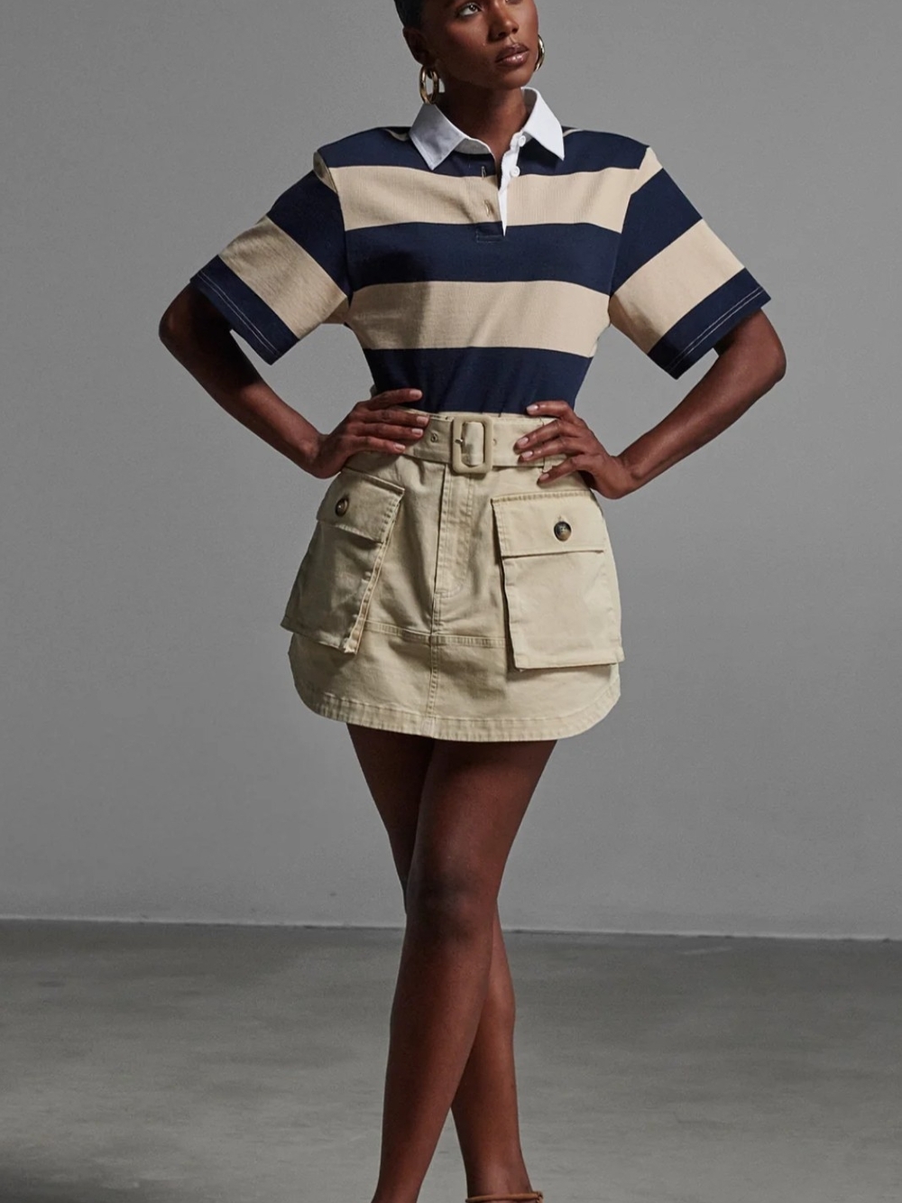 KBB By Kahlana Flared Cargo Skirt 16
